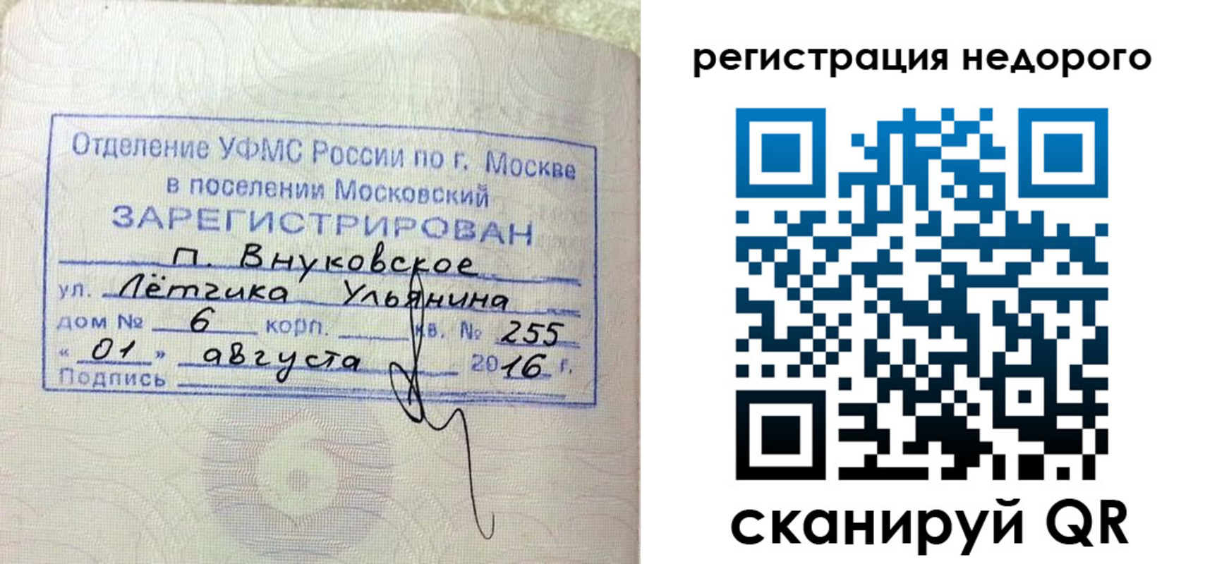 прописка в квартире в Полярных Зорях